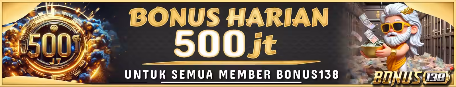 BONUS HARIAN 500 Juta